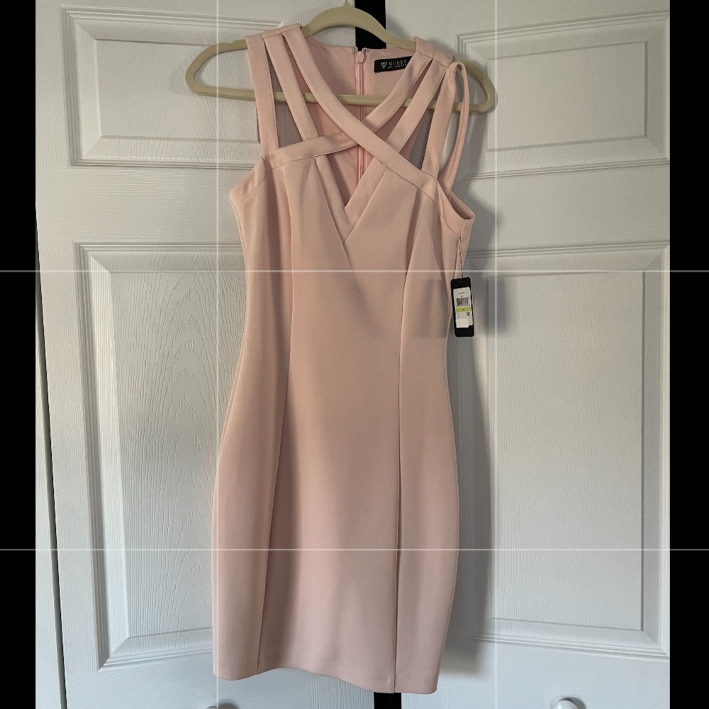NWT Guess pale pink dress
